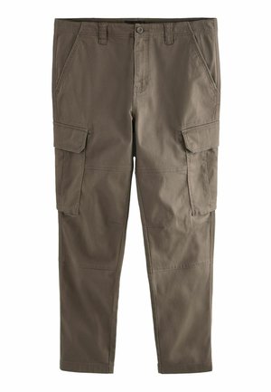 Next Slim Fit Stretch - Pantaloni cargo - mushroom brown