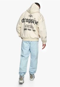 Dropsize HEAVY NUMBER - Sweat à capuche - coconutmilk black