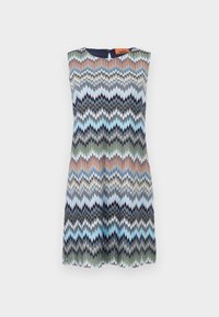 SLEEVELESS SHORT DRESS - Neulemekko - multi-coloured/blue tones