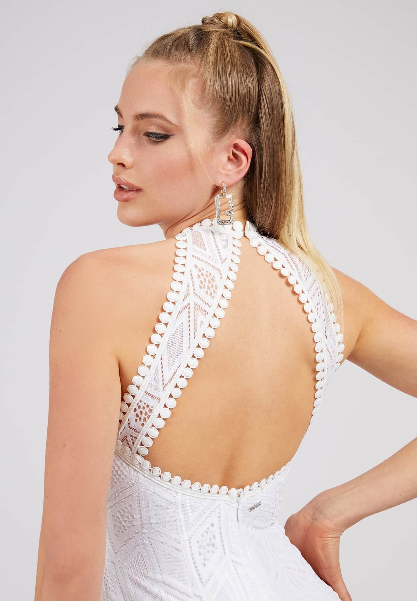 Guess Vestido de fiesta - weiß/blanco - Zalando.es
