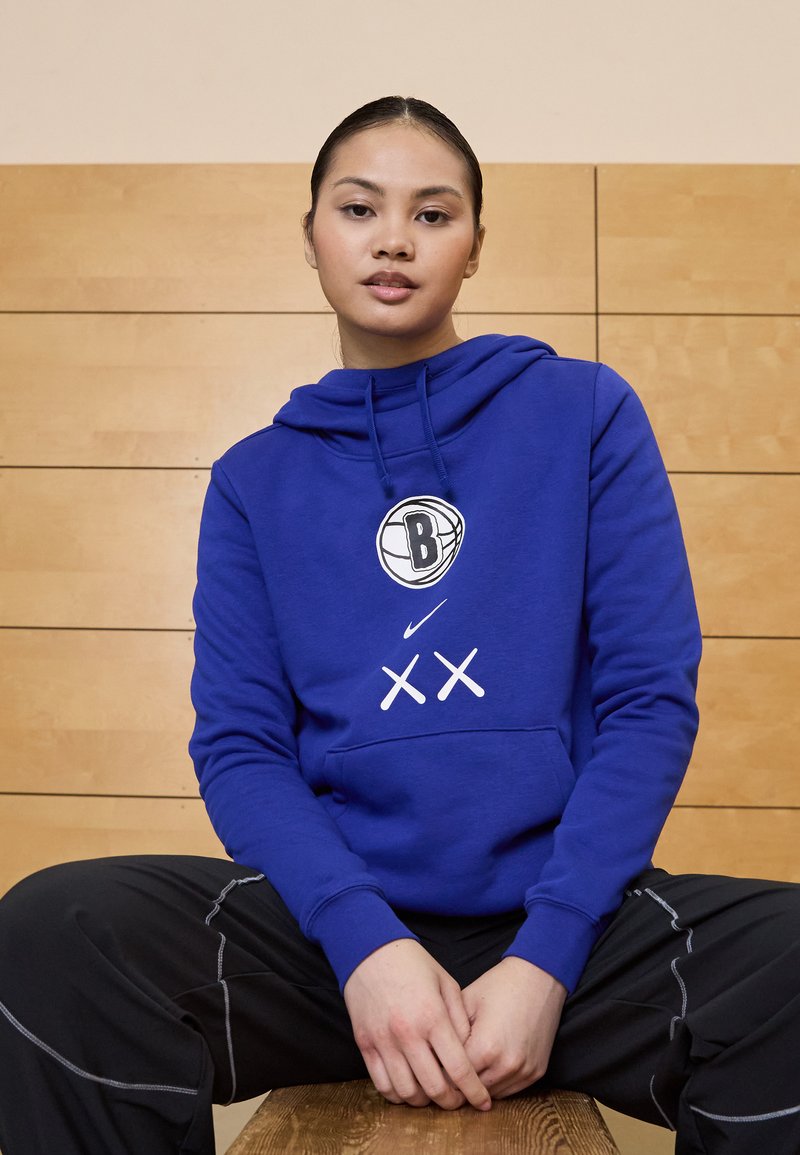 Nike Performance NBA BROOKLYN NETS CITY EDITION HOODIE Hoodie rush blue/blue Zalando