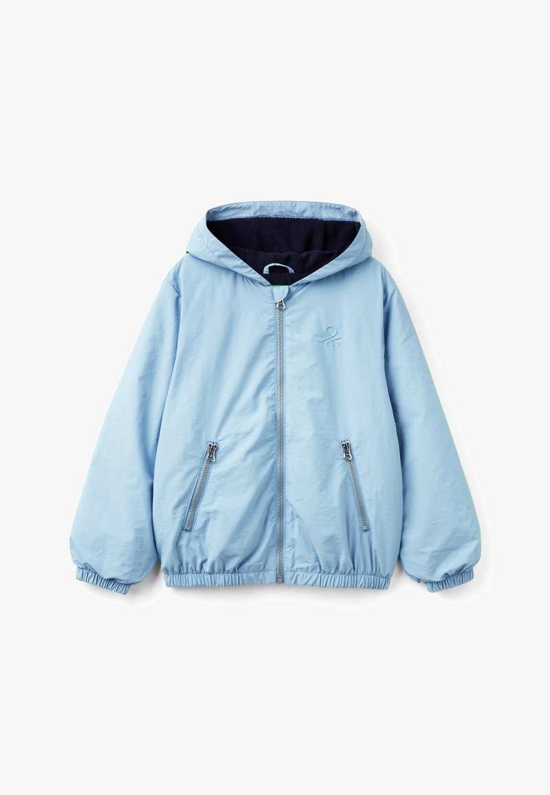 United Colors of Benetton WITH HOOD - Allvädersjacka - blue