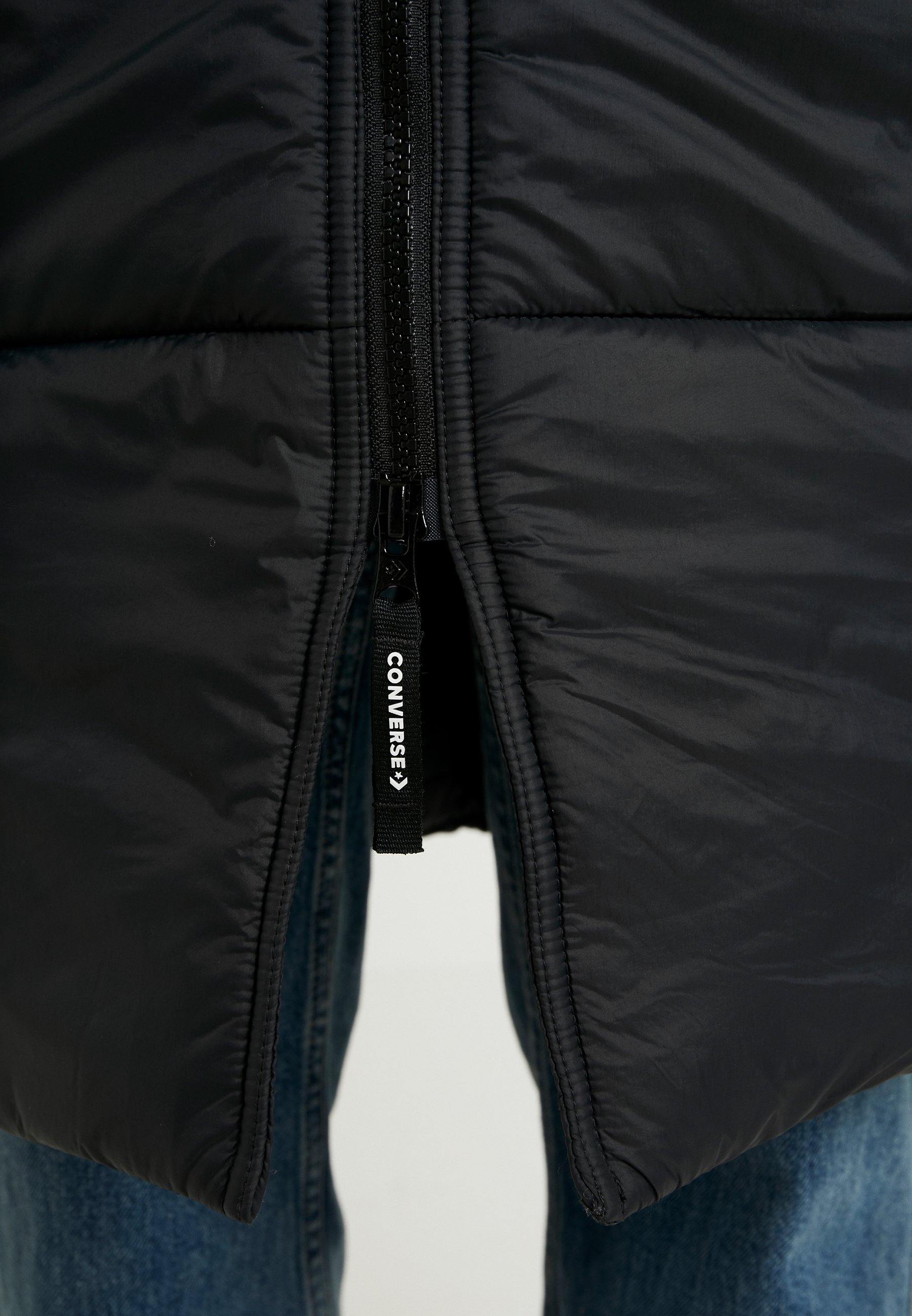 SYNTHETIC LONG JACKET Płaszcz zimowy black SYNTHETIC LONG JACKET Płaszcz zimowy black
