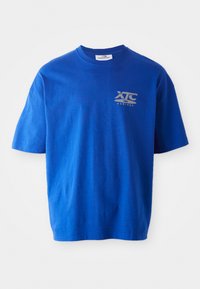 DISC - Print T-shirt - electric blue