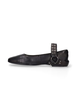 Ballerina's met enkelbandjes - black