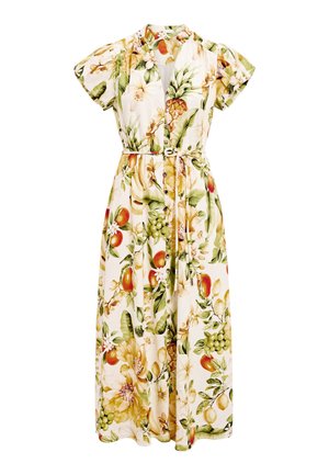 Forever New, POSIE PUFF SLEEVE MIDI - Tričkové šaty - green/yellow