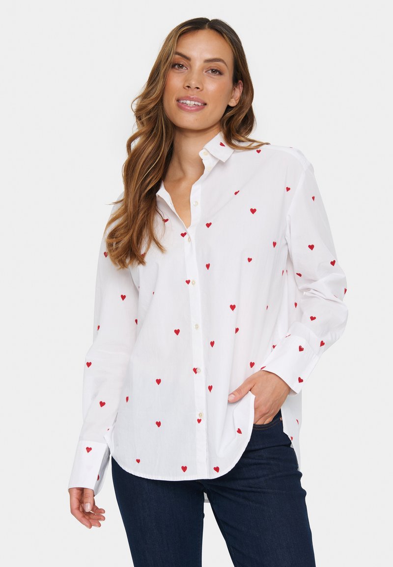 Saint Tropez DIANNE - Camicia - ice crimson harts