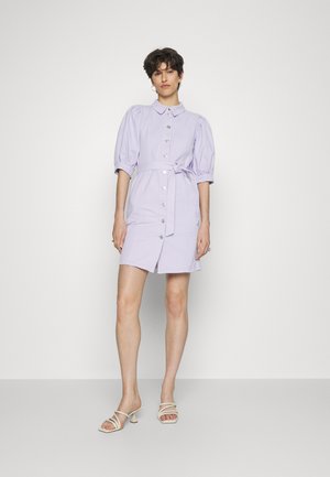 NMFREYA DRESS - Vestido de ganga - purple heather