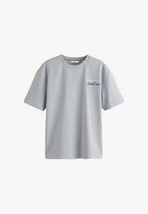Next, T-SHIRT - Tricou cu imprimeu - new grey text