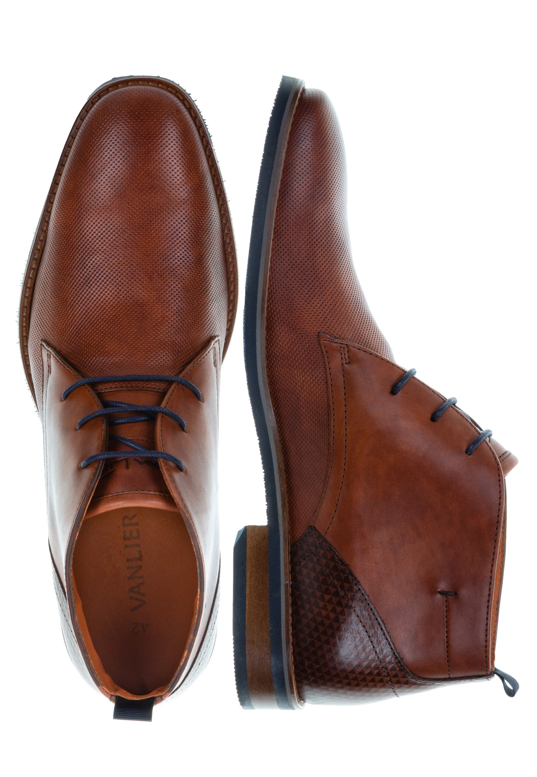 Van Lier SCHOENEN AMALFI - Veterschoenen - cognac - Zalando.nl