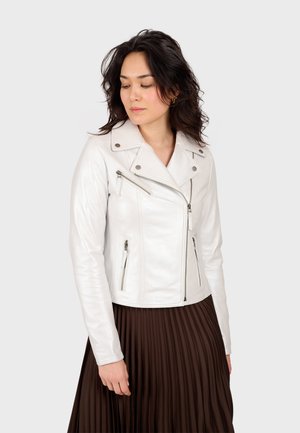 Oakwood CLUB METAL - Veste en cuir - white