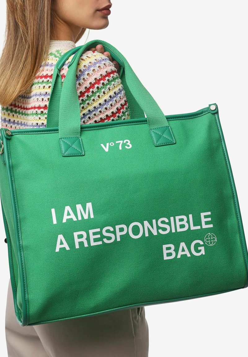 V73 RESPONSIBILITY BIS - Shopping bag - verde