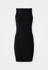 BOATNECK MINI DRESS - Jumper dress - black