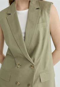 Stradivarius Weste - dark green