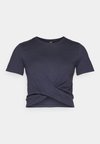 ONPCUTE ON CROP KNOT TOP - T-shirts print - night sky
