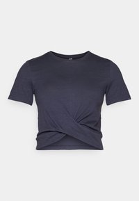ONPCUTE ON CROP KNOT TOP - Print T-shirt - night sky