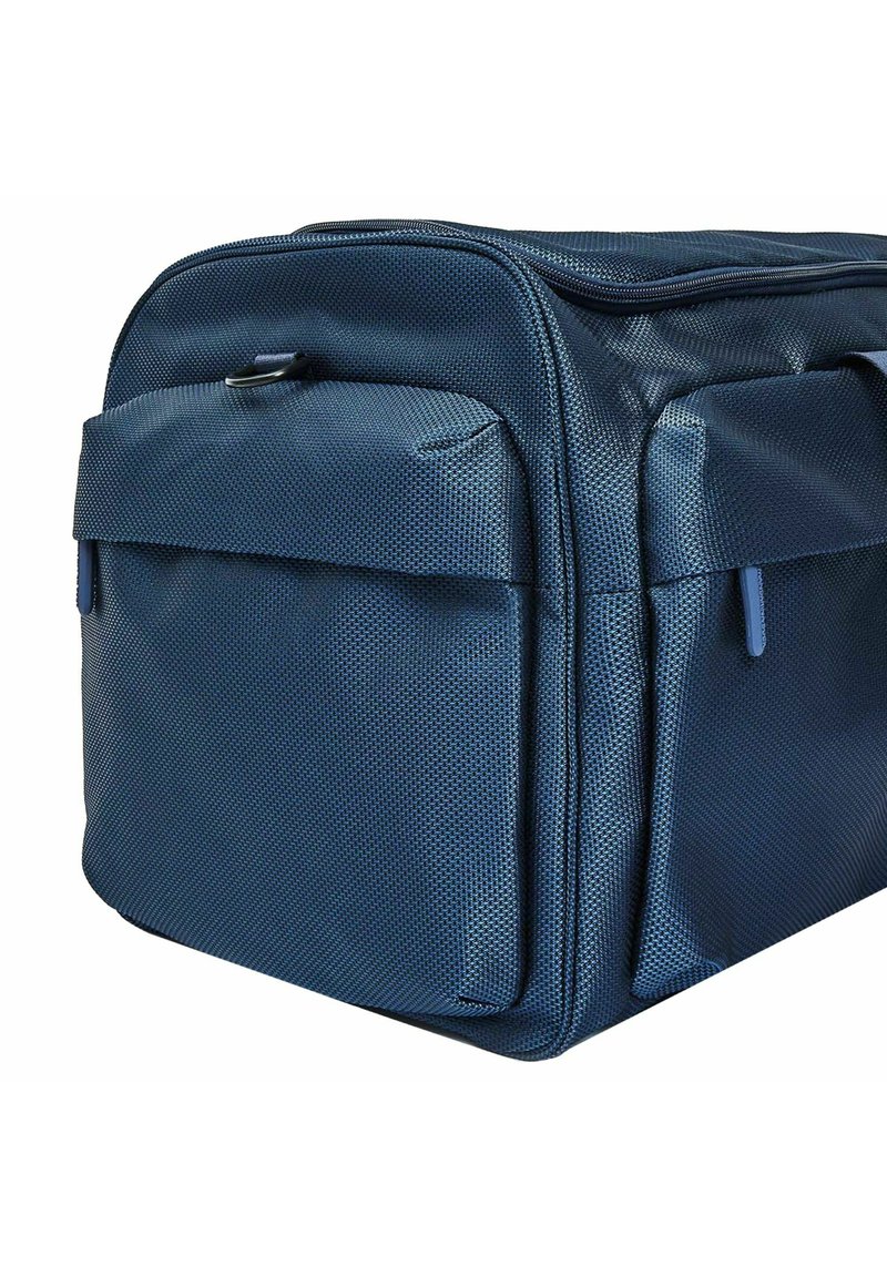 Mandarina Duck Zephyr - Valise Cabine Roulettes 41x21x36cm - Tissu 3D Bleu - Double Compartiment