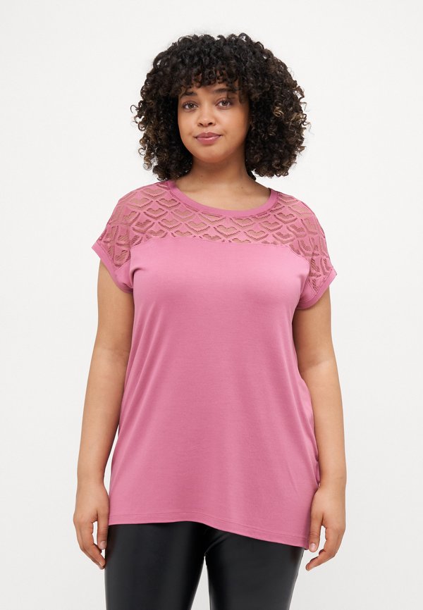 CARFLAKE LIFE MIX - Basic T-shirt - heather rose