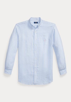 Polo Ralph Lauren Big & Tall, STRIPED LINEN SHIRT - Vapaa-ajan kauluspaita - blue/white