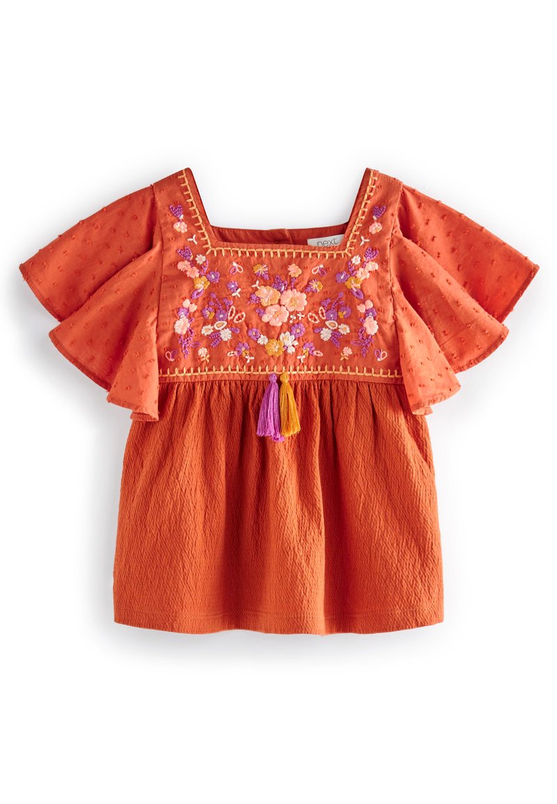 Kinder T-Shirts | Next TASSEL Bluse burnt orange/orange - NV20064 Kinder T-Shirts | Next TASSEL Bluse burnt orange/orange - NV20064