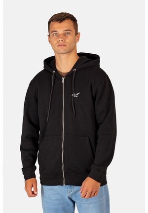 STAPLE LOGO ZIP - Sweatjacke - deep black
