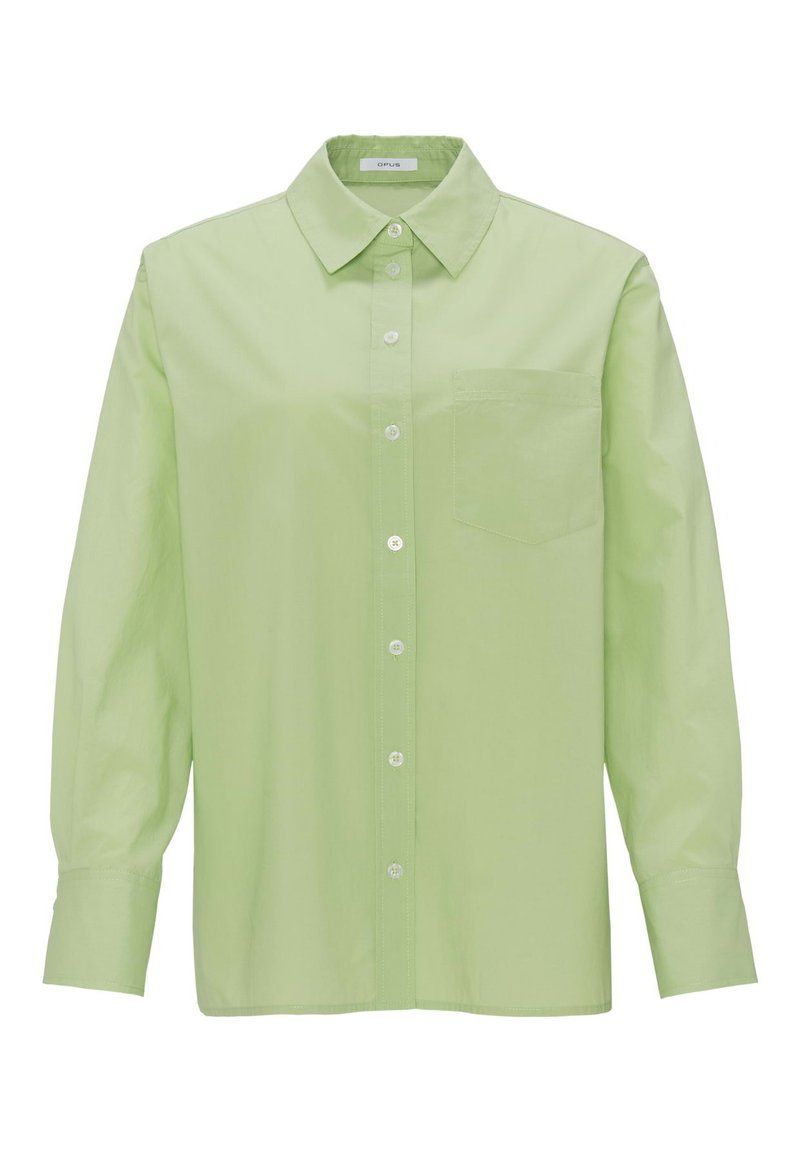 Opus Overhemdblouse lichtgroen