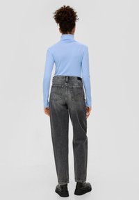 QS MIT ROLLKRAGEN - Langarmshirt - himmelblau