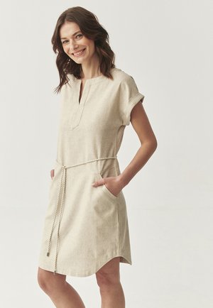 Jurk - beige melange