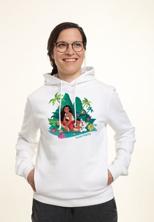 MOANA OCEAN SISTERS - Jersey con capucha - white