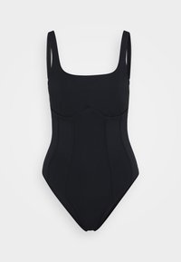 THE CONTOUR OUTLINE ONEPIECE - Badeanzug - black