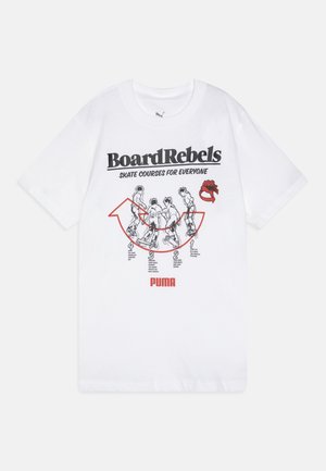 MID90S GRAPHIC TEE UNISEX - Tričko s potlačou - white