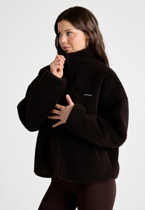 Caspara, W. CLOUDFLEECE JACKET - Fleecejakke - espresso