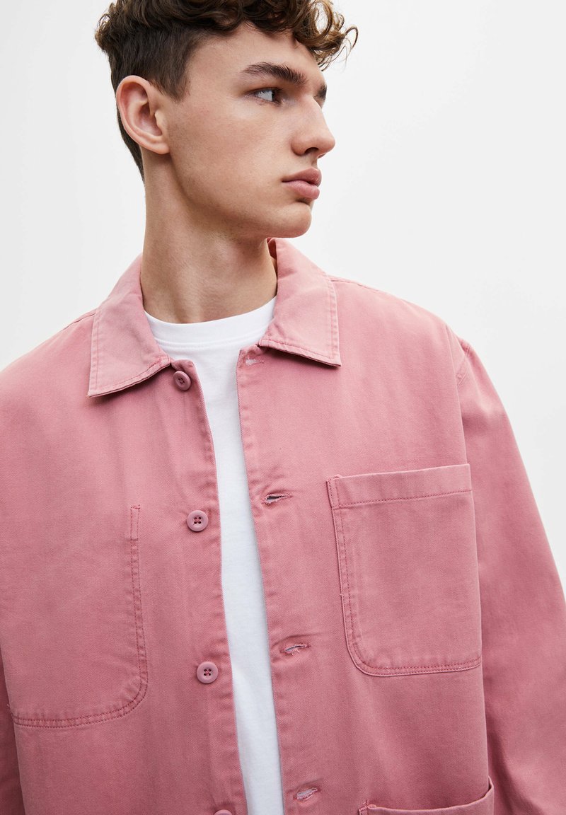 Herren Leichte Jacken | PULL&BEAR BASIC UTILITY Leichte Jacke mottled pink/pink meliert - BV57050 Herren Leichte Jacken | PULL&BEAR BASIC UTILITY Leichte Jacke mottled pink/pink meliert - BV57050