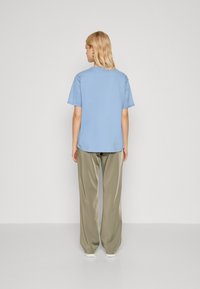 MSCH Copenhagen SMALL LOGO TEE - Basic T-shirt - azurine