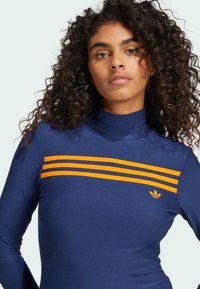 adidas Originals LS 3S  - Pitkähihainen paita - night indigo