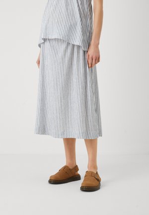 Vero Moda Maternity VMMBERTA PIA SKIRT  - Gonna a campana - snow white/blue