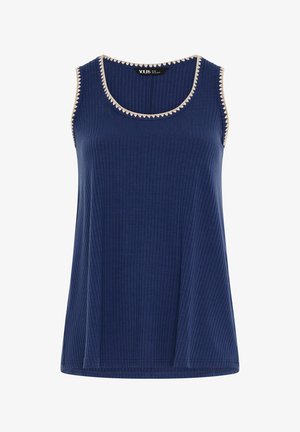 Yours Clothing, VESTS & CAMIS - Top - dark blue