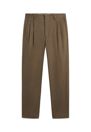 Massimo Dutti, Technical flare trousers - Broek - camel