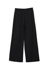 Stradivarius WIDE JOGGER - Pantalon de survêtement - black