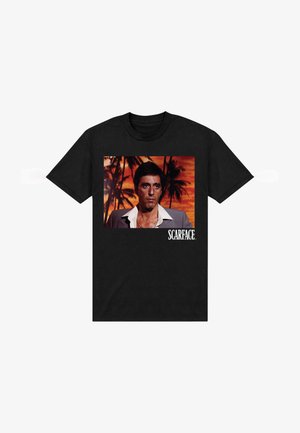 Henry Tiger SCARFACE TONY MONTANA - T-shirt con stampa - black