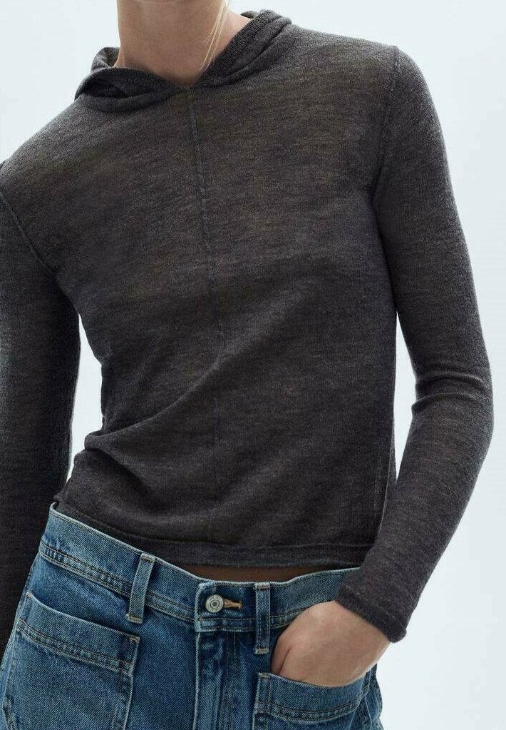 Mango Sweat à capuche - grey