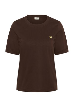 Kaffe Curve, KCART - T-shirt basic - coffee bean sunlight heart