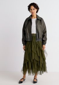 ONLY ONLSKY SKIRT - Jupe trapèze - winter moss