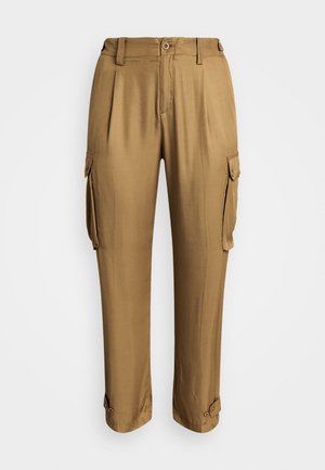 Lauren Ralph Lauren Woman, TWILL CARGO ANKLE PANT - Cargobroek - honey tan