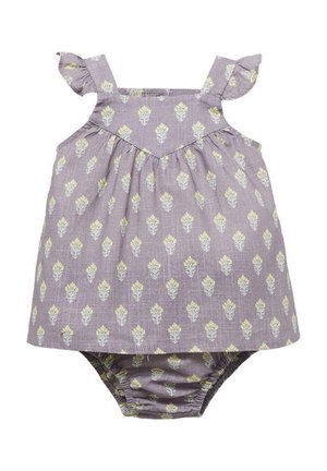 PRINTED AND NAPPY COVER SET - Denné šaty - light pastel purple
