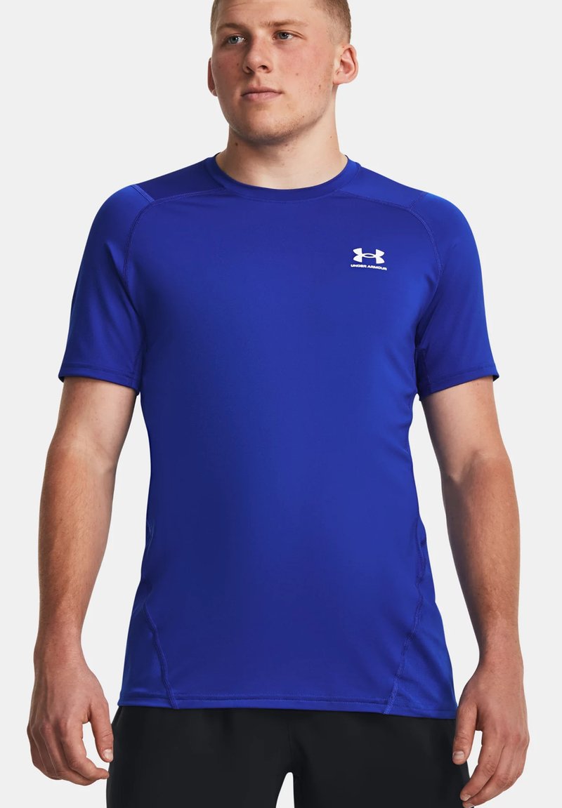 Under Armour FITTED - Sport T-Shirt - blau