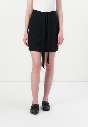VICLAVA BELTED SKIRT - A-line skirt - black