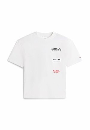 BACK MULTI LOGO PRINT  - T-shirt print - white