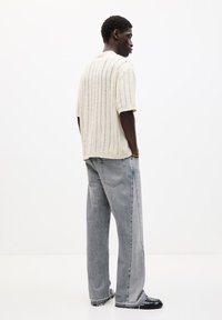PULL&BEAR SHORT SLEEVE RUSTIC - Pólóing - sand