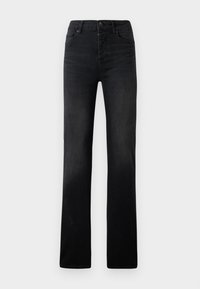 POCKETS PANT - Testhezálló fazon - black denim